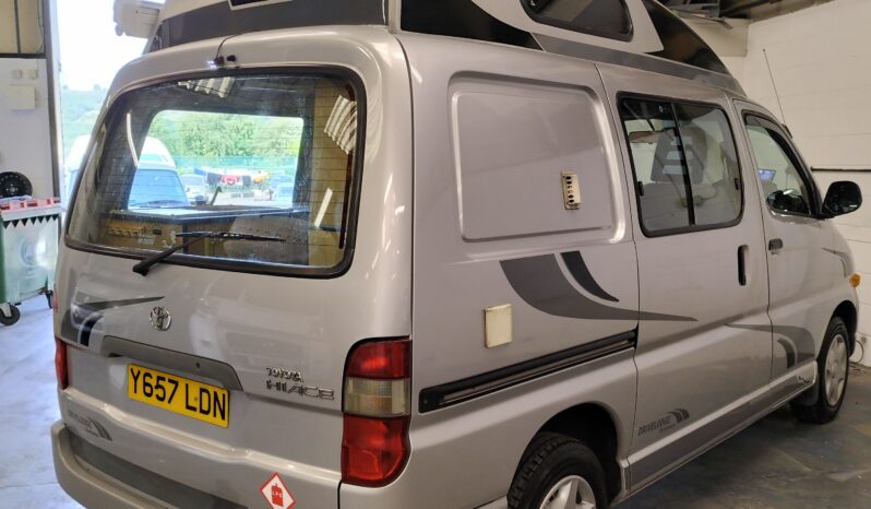 DRIVELODGE SPORTSMAN 2 BERTH HIGH TOP CAMPERVAN TOYOTA HIACE 2.5 DIESEL full