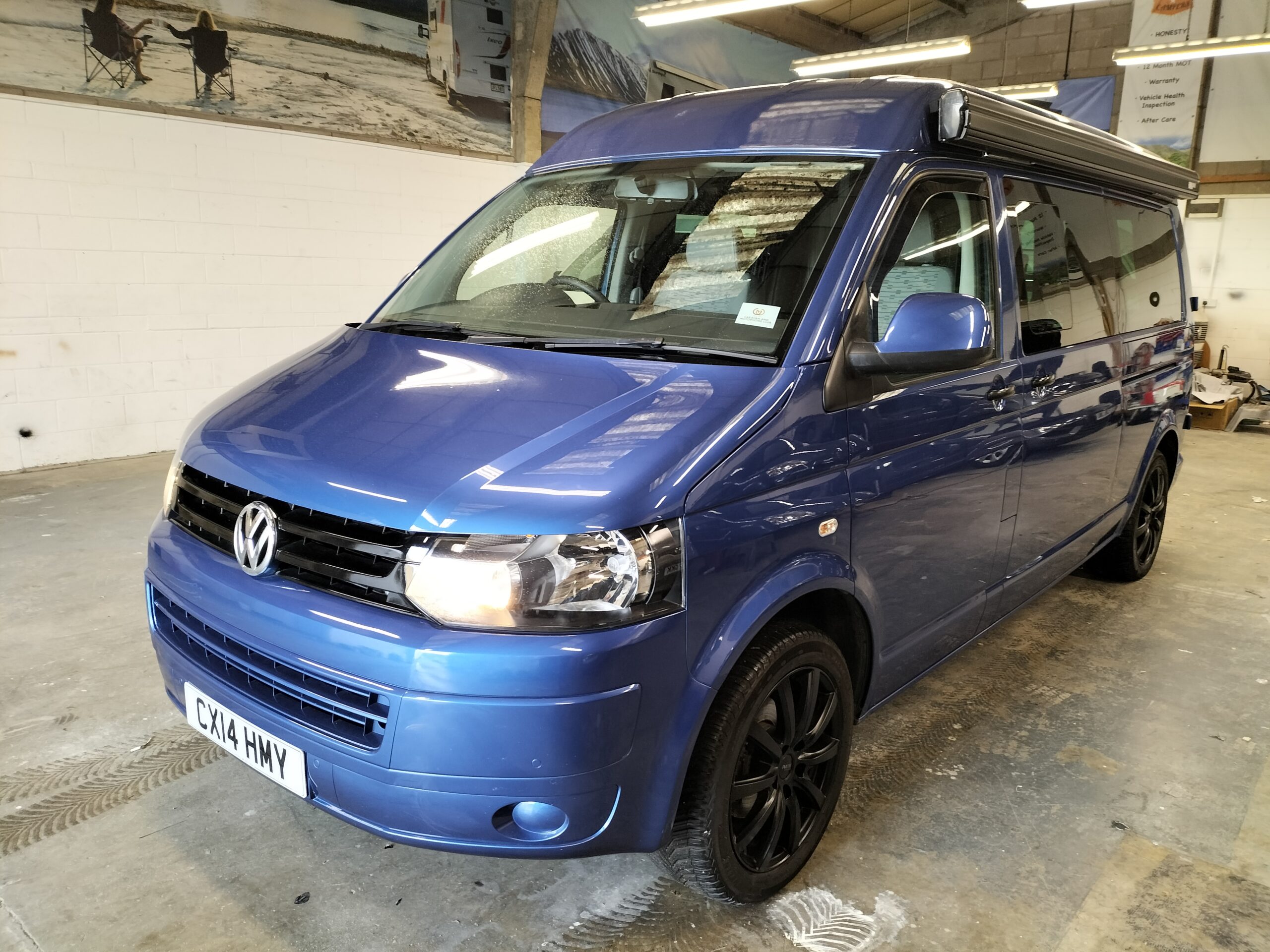 VW T5.1 T32 140 TDI LWB DSG AUTOMATIC MID ROOF CAMPERVAN **SUPER LOW  MILES** – Aire Valley Campers
