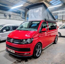 VW T6 T28 150BHP HIGHLINE POP-TOP 4 BERTH CAMBRIDGE CONVERSION CAMPERVAN, STUNNING THROUGHOUT full