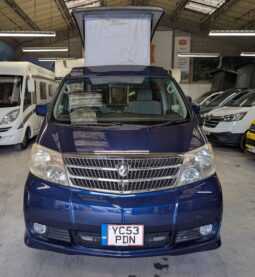 WELLHOUSE LEISURE POP-TOP CAMPERVAN TOYOTA ALPHARD 2.4 PETROL AUTO full