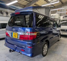 WELLHOUSE LEISURE POP-TOP CAMPERVAN TOYOTA ALPHARD 2.4 PETROL AUTO full