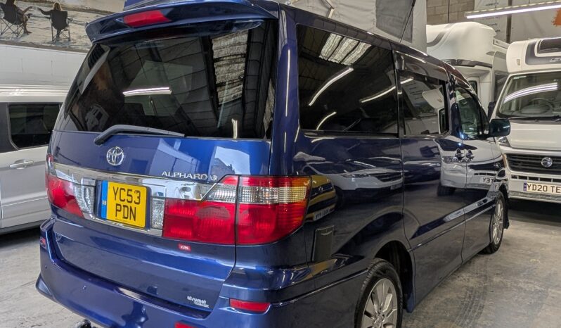 WELLHOUSE LEISURE POP-TOP CAMPERVAN TOYOTA ALPHARD 2.4 PETROL AUTO full