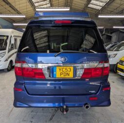 WELLHOUSE LEISURE POP-TOP CAMPERVAN TOYOTA ALPHARD 2.4 PETROL AUTO full