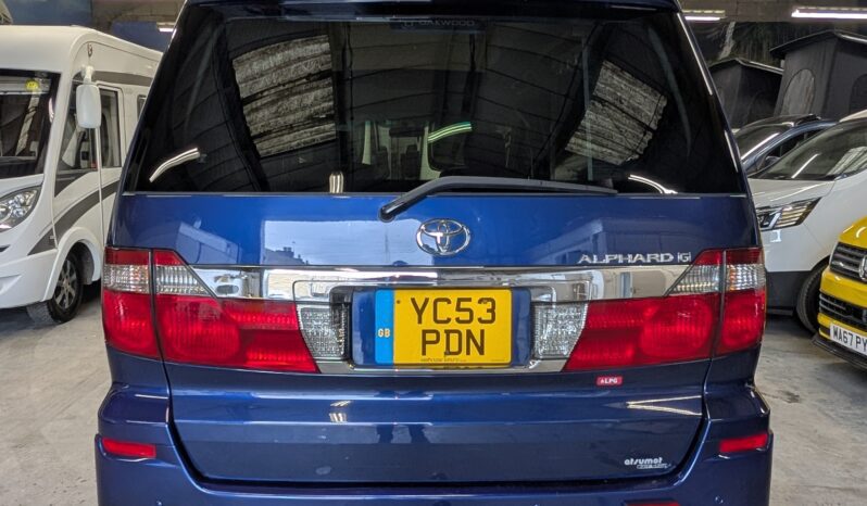 WELLHOUSE LEISURE POP-TOP CAMPERVAN TOYOTA ALPHARD 2.4 PETROL AUTO full