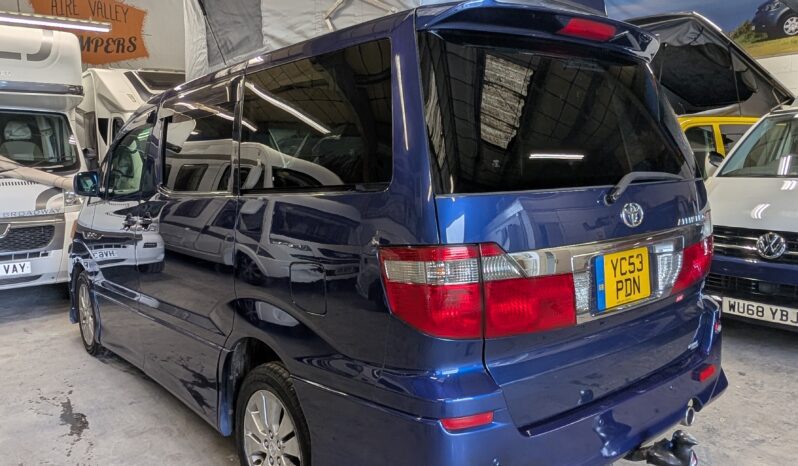 WELLHOUSE LEISURE POP-TOP CAMPERVAN TOYOTA ALPHARD 2.4 PETROL AUTO full