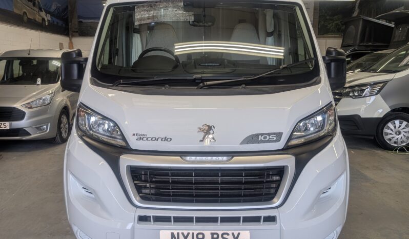 ELDDIS ACCORDO 105 2 BERTH COMPACT MOTORHOME PEUGEOT BOXER 2.0 **ONE OWNER** full