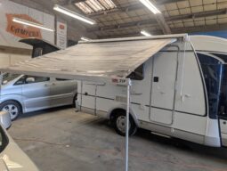 HYMER VAN 522 3 BERTH MOTORHOME WITH GARAGE FORD TRANSIT 2.2 *SUPERB THROUGHOUT* full